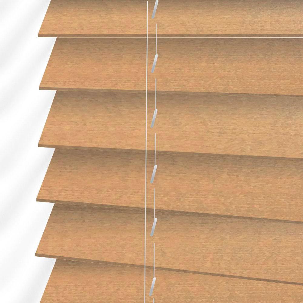 

Жалюзи деревянные горизонтальные 120x160 cм 50 мм кленовый Sundeco