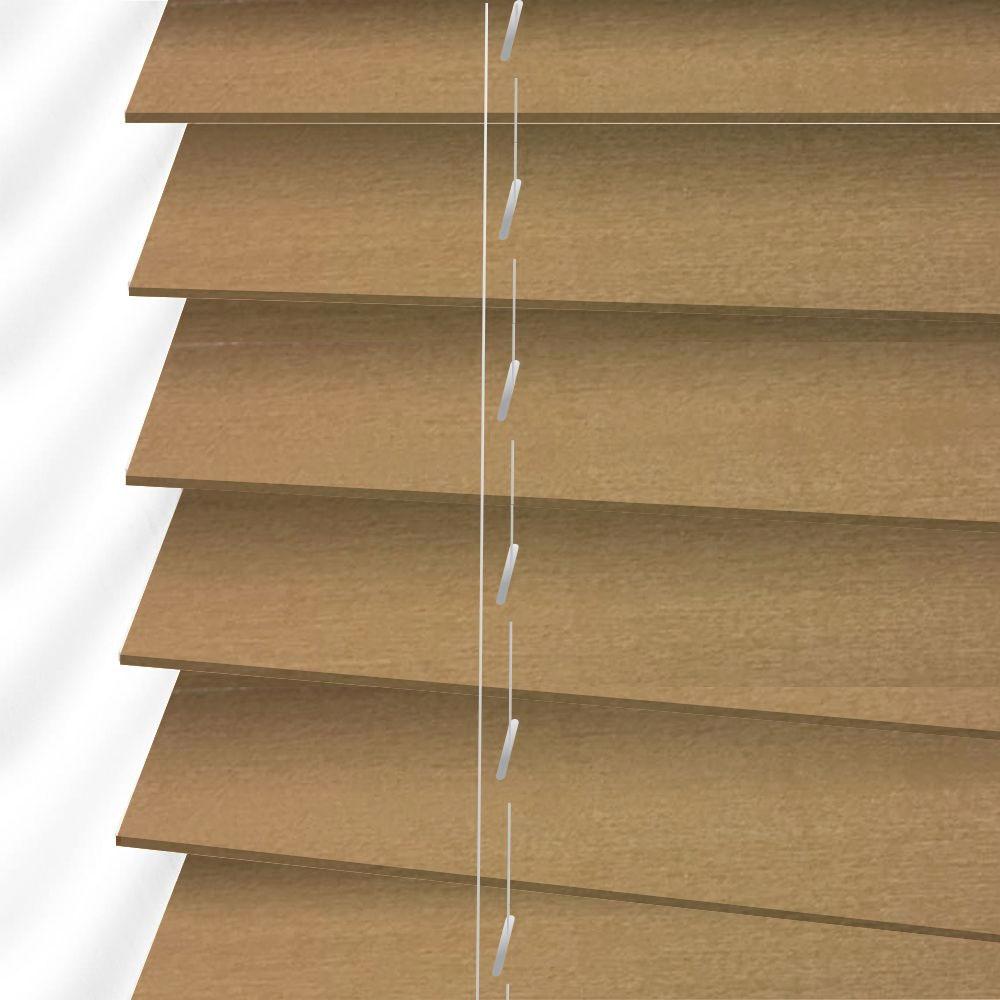 

Жалюзи деревянные горизонтальные 40x160 cм 50 мм коричневый Sundeco