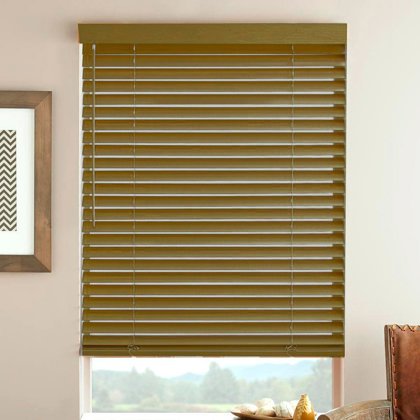 

Жалюзи бамбуковые горизонтальные 140x160 cм 25 мм оливковый Sundeco