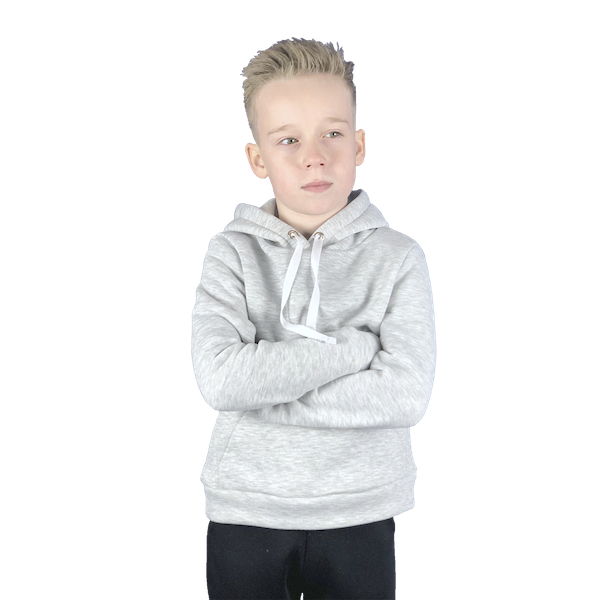 

Худи на мальчика однотонный. Меланж Kit-lime (13-44-21М 104)