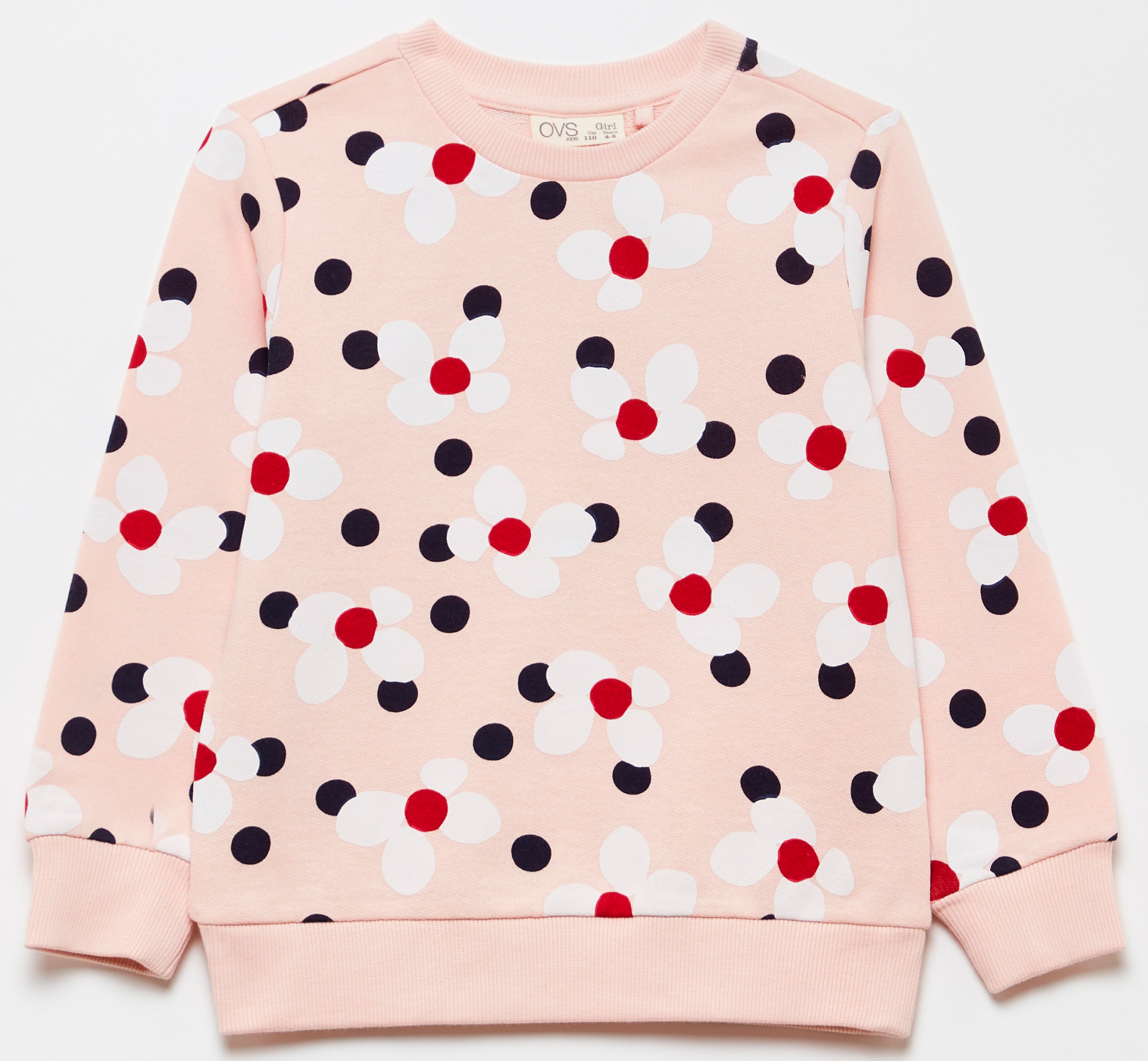 

Свитшот OVS 1000142-261 128 см Pink