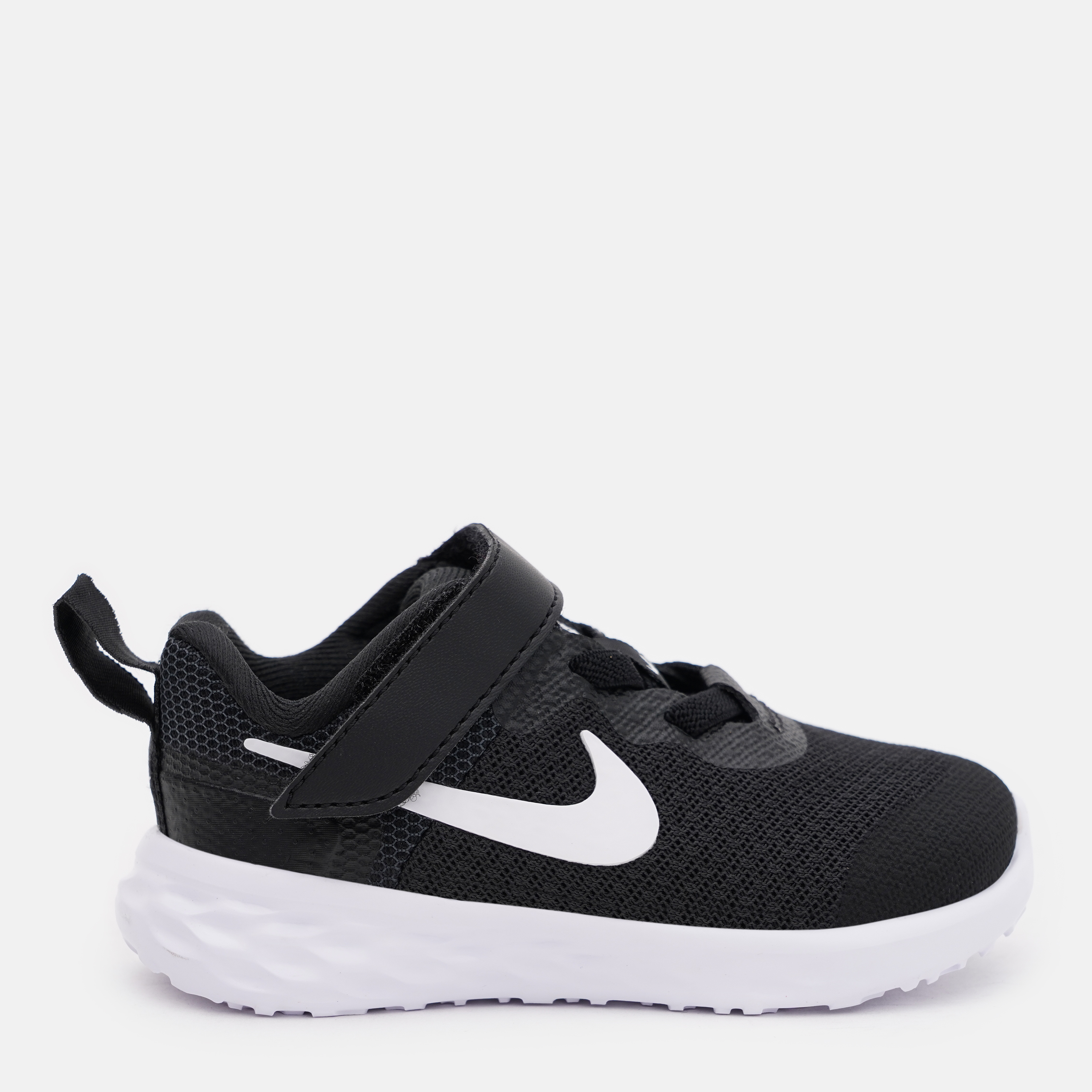 Акція на Дитячі кросівки для хлопчика Nike Revolution 6 Nn (Tdv) DD1094-003 26 Black/White-Dk Smoke Grey від Rozetka