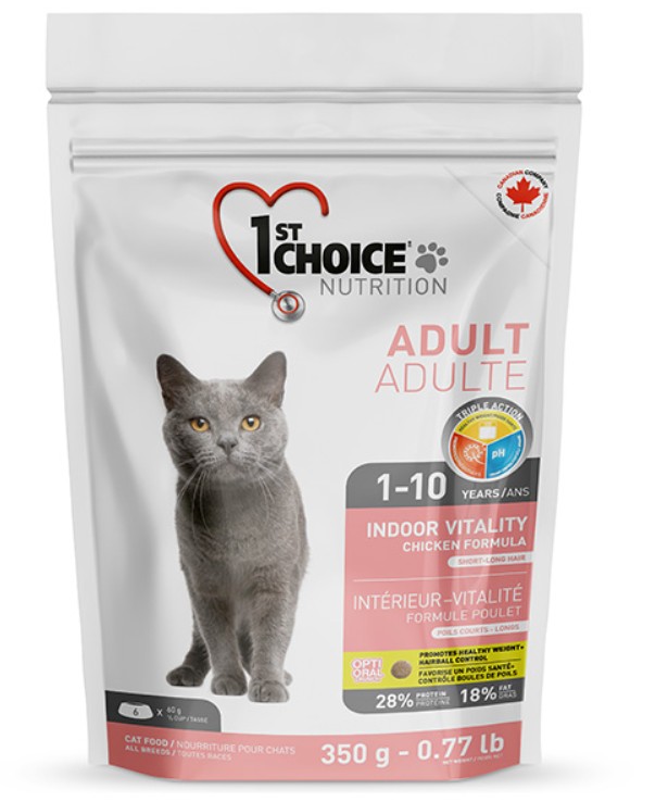 Сухой суперпремиум корм для кошек 1st Choice Adult Indoor Vitality ...