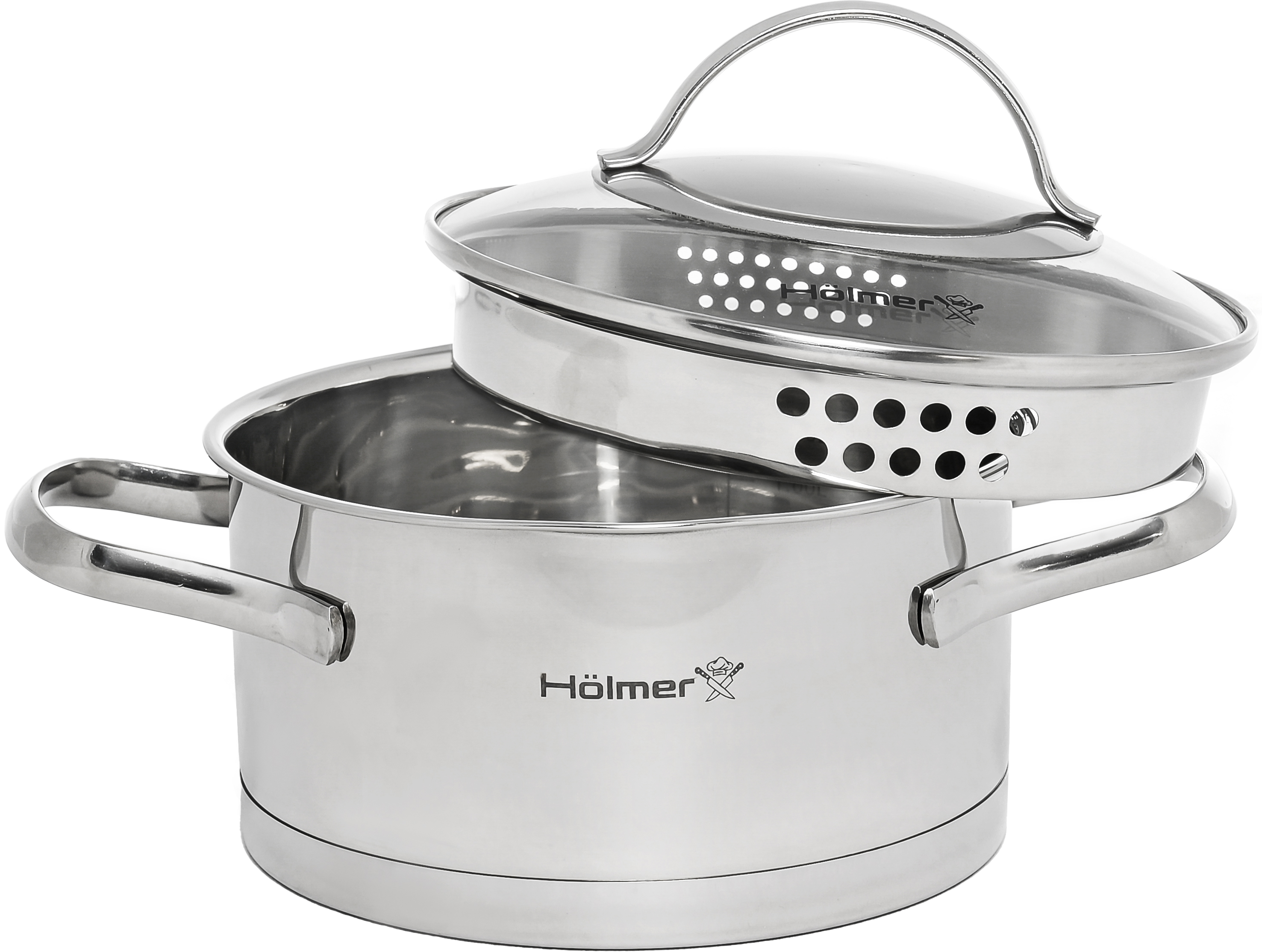 Кастрюля с крышкой Hölmer Aurora 1.5 л (CR-17515-SSD Aurora) – фото ...