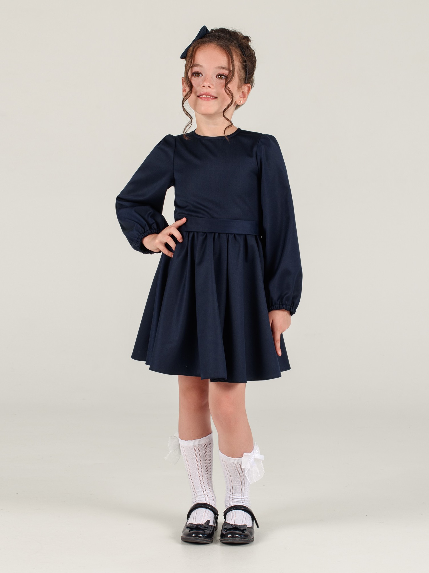 Акція на Дитяча сукня для дівчинки Zironka 3822300502 134 см Синя від Rozetka