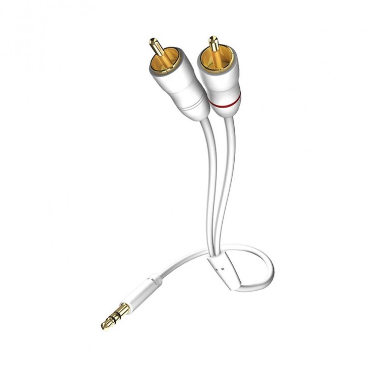 

Интерфейсный кабель Mini Jack—2хRCA Inakustik Star white 0,5m
