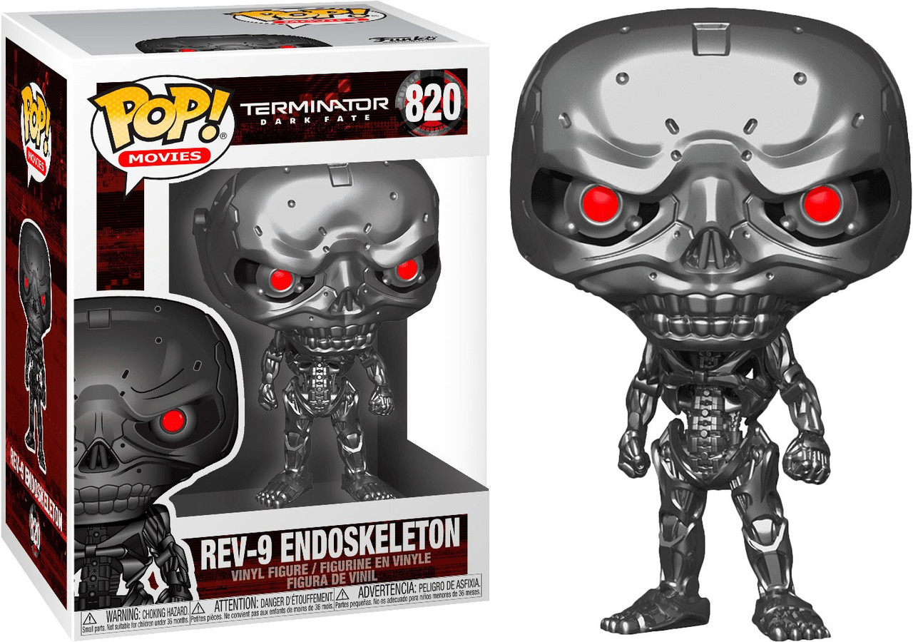 

Фигурка Funko Pop Фанко Поп Терминатор Эндоскелет The Terminator Rev-9 10 см Movies T R 820