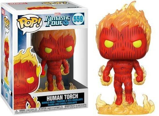 

Фигурка Funko Pop Фанко Поп Фантастическая четверка Человек Факел Fantastic Four Human Torch 10 см M HT 559