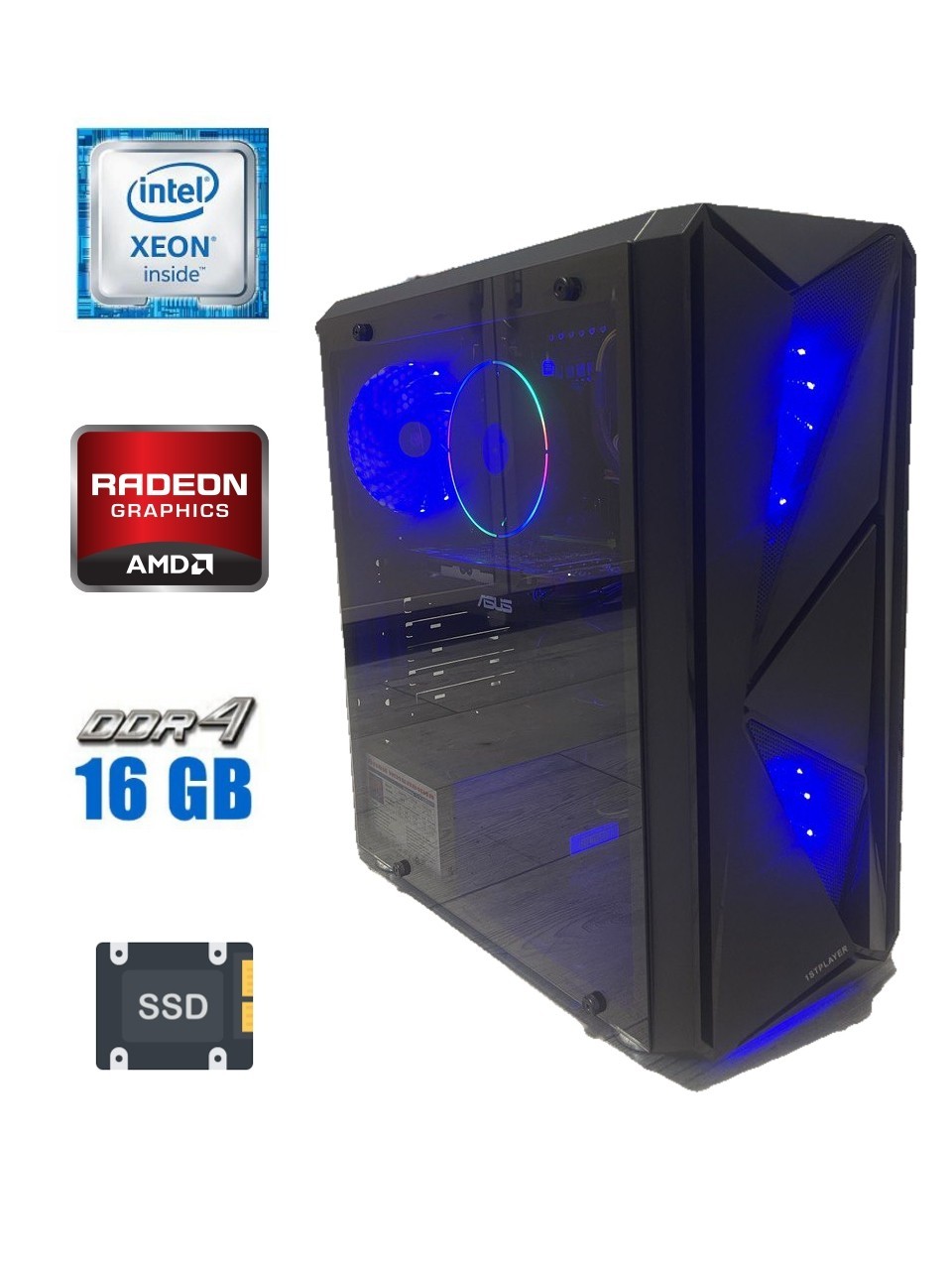 Компьютер BasicPC Intel Xeon E5-2620V3 / 16GB DDR4 / RX570 4GB / SSD 500GB  – фото, отзывы, характеристики в интернет-магазине ROZETKA от продавца:  SmartDigitalVin | Купить в Украине: Киеве, Харькове, Днепре, Одессе,  Запорожье, Львове