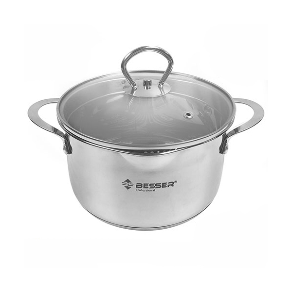 

Кастрюля с крышкой Besser Largo 3,6 л MH-10271