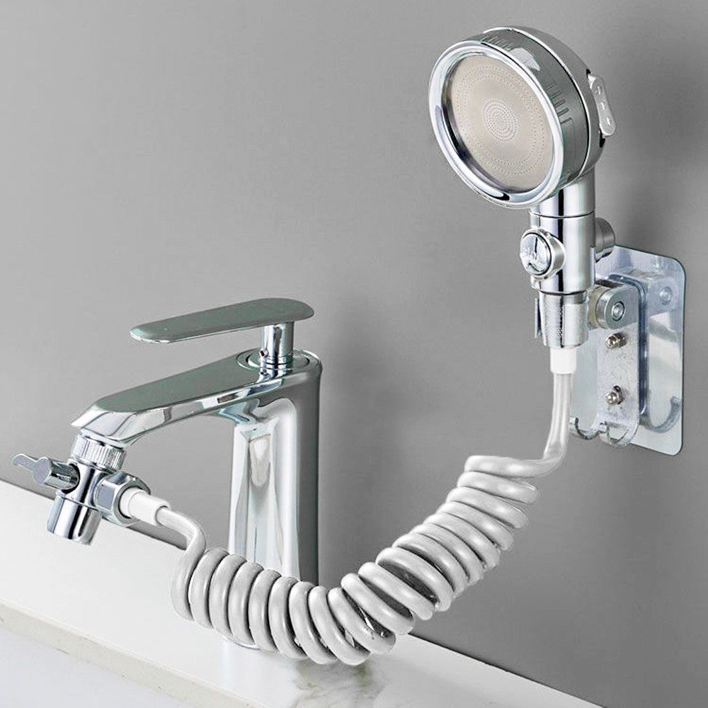 Душевая лейка-насадка со шлангом Faucet With Shower, набор с фильтром и ...