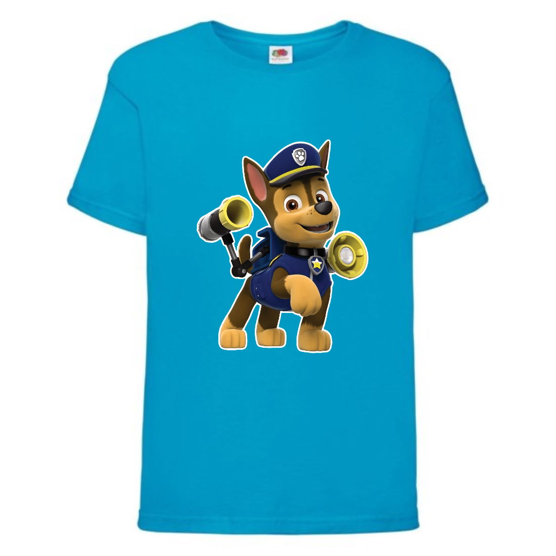 

Футболка детская Щенячий патруль (Paw Patrol) голубая (racer-3-blue) размер 116 см