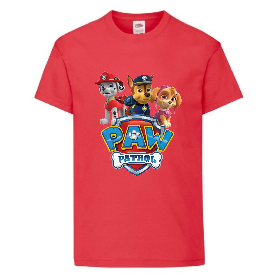 

Футболка детская Щенячий патруль (Paw Patrol) красная (puppies-5-red) размер 116 см