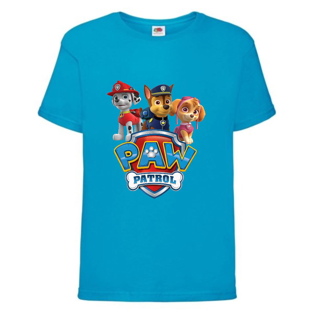 

Футболка детская Щенячий патруль (Paw Patrol) голубая (puppies-5-blue) размер 98 см