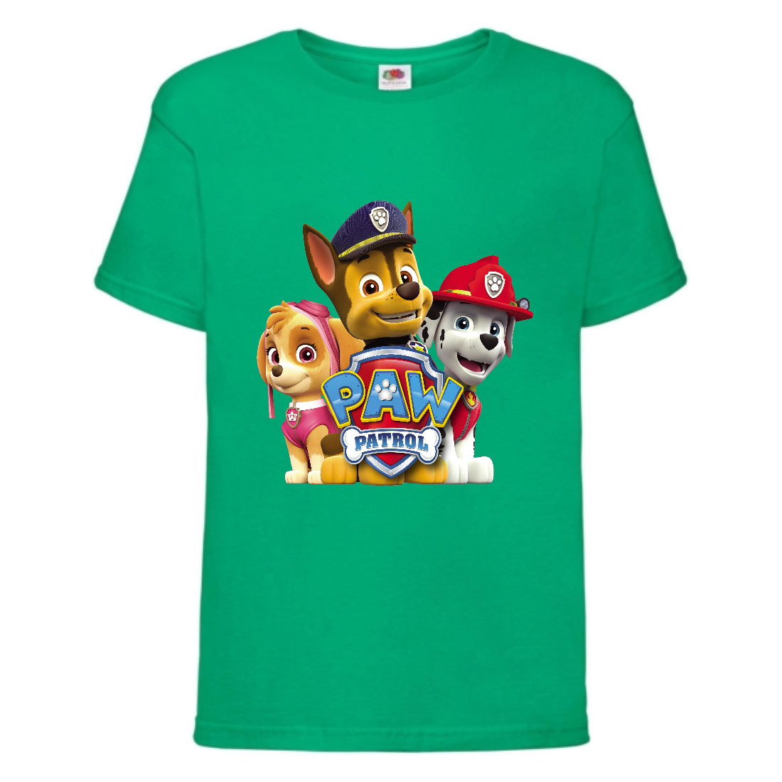 

Футболка детская Щенячий патруль (Paw Patrol) зеленая (puppies-green) размер 116 см
