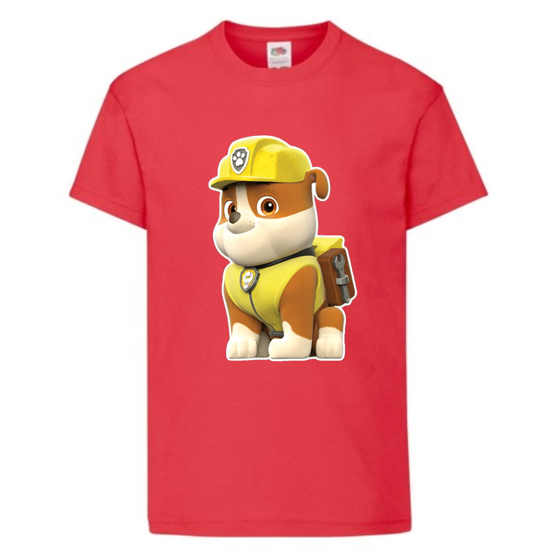 

Футболка детская Щенячий патруль (Paw Patrol) красная (krepish-red) размер 116 см