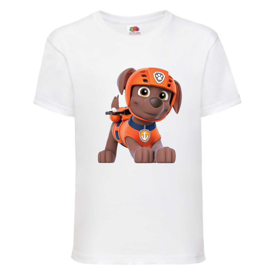 

Футболка детская Щенячий патруль (Paw Patrol) белая (zuma-white) размер 98 см