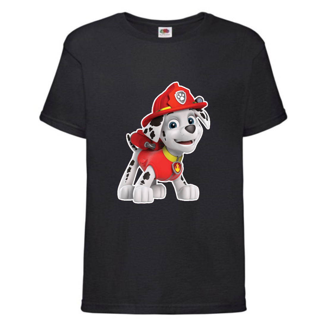 

Футболка детская Щенячий патруль (Paw Patrol) черная (marshal-black) размер 116 см