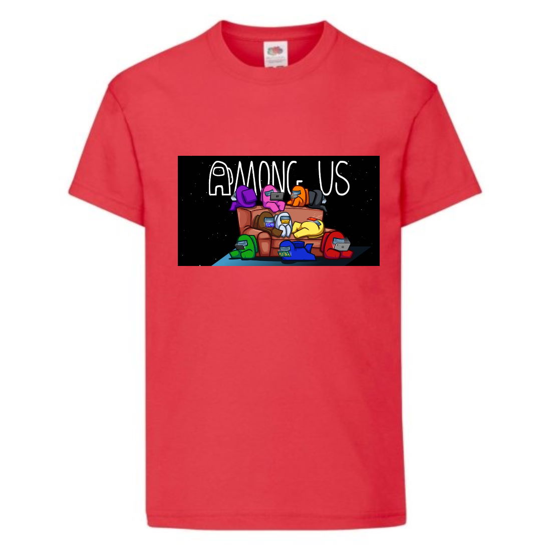 

Футболка детская Амонг АС (Among US) красная (among-us-002-red) 164 см