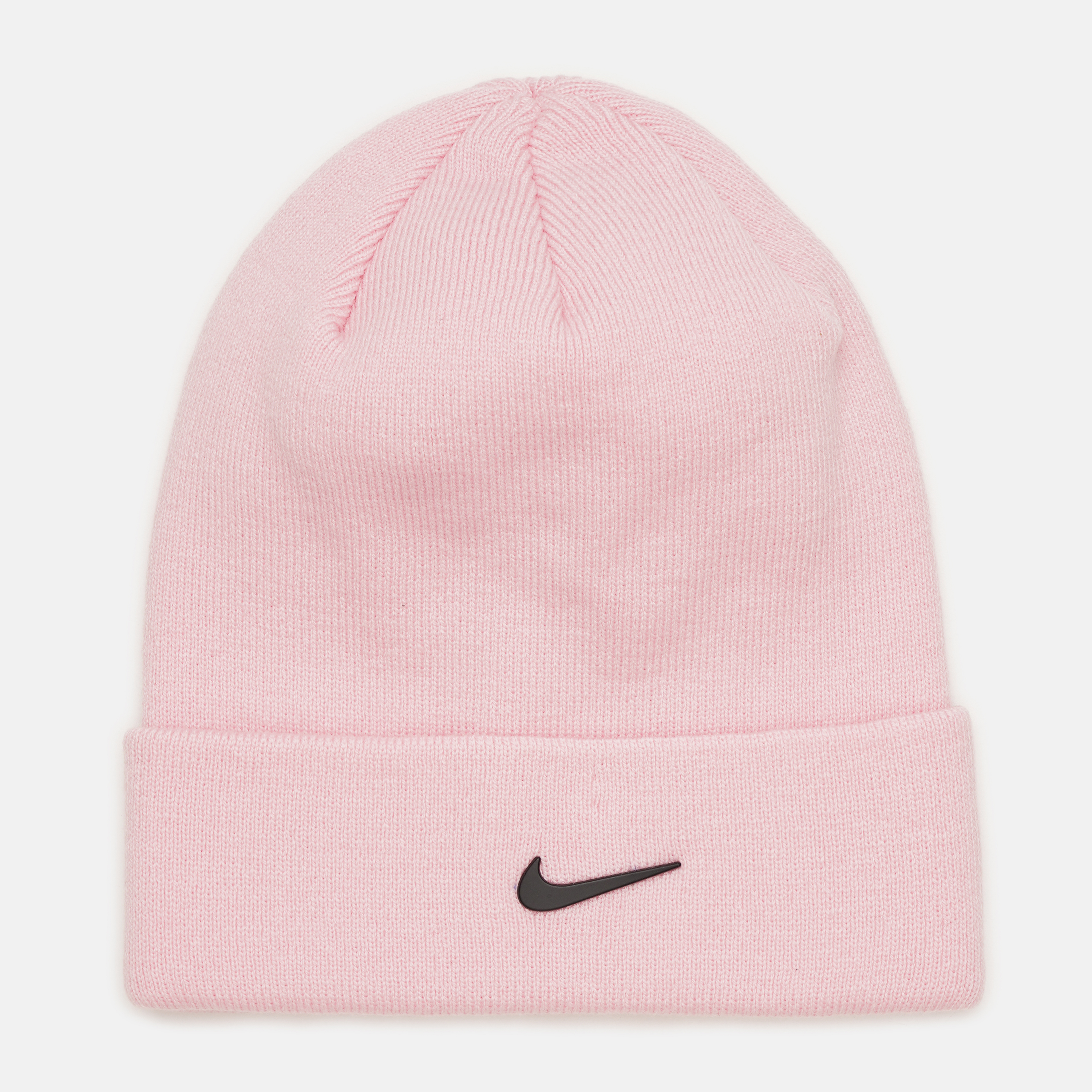 Акція на Дитяча демісезонна шапка-біні для дівчинки Nike K Nk Peak Beanie Sc Swsh FB6492-690 One Size Med Soft Pink/Black від Rozetka