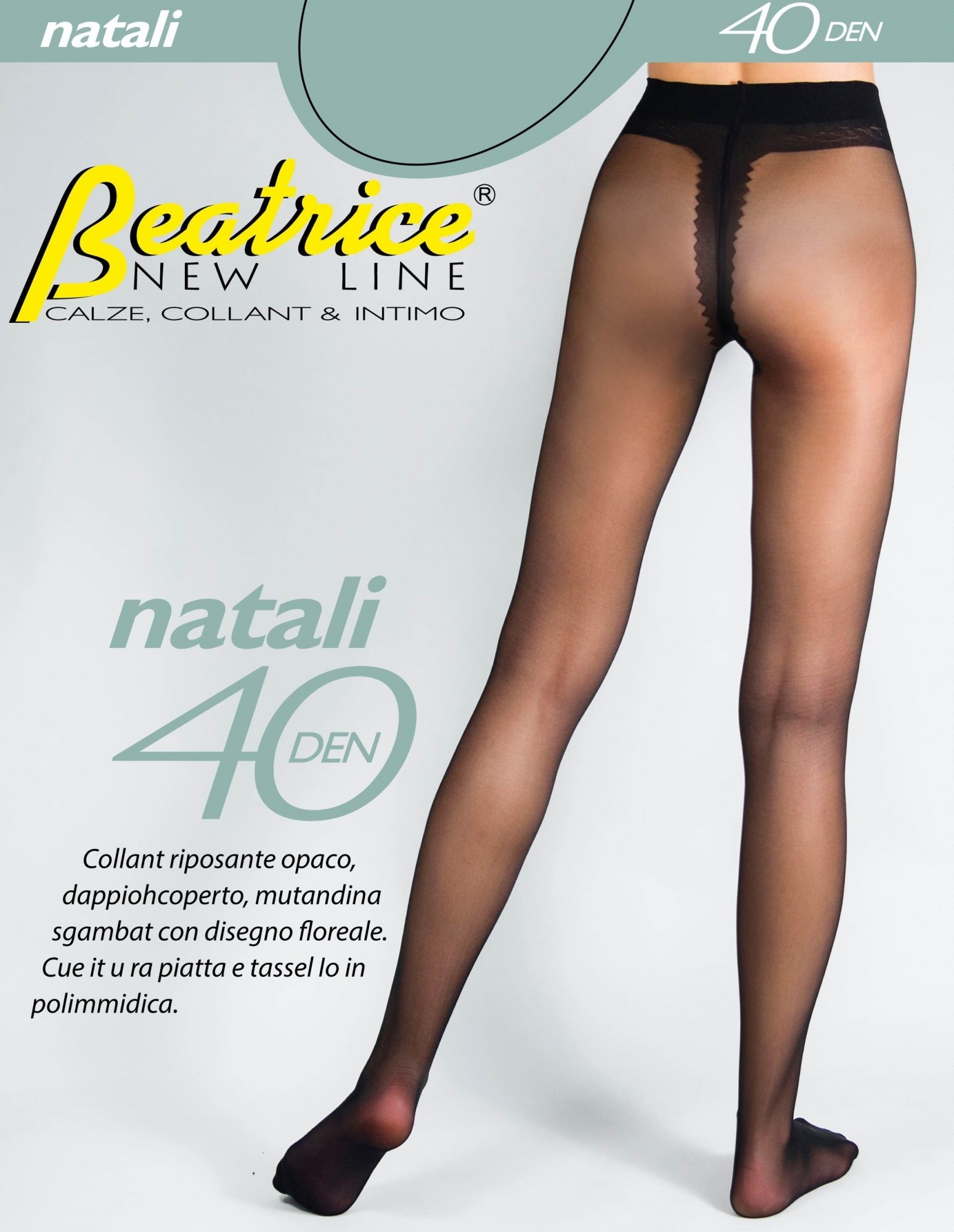 

Колготки сплошные Beatrice NATALY 40den mokka 2M