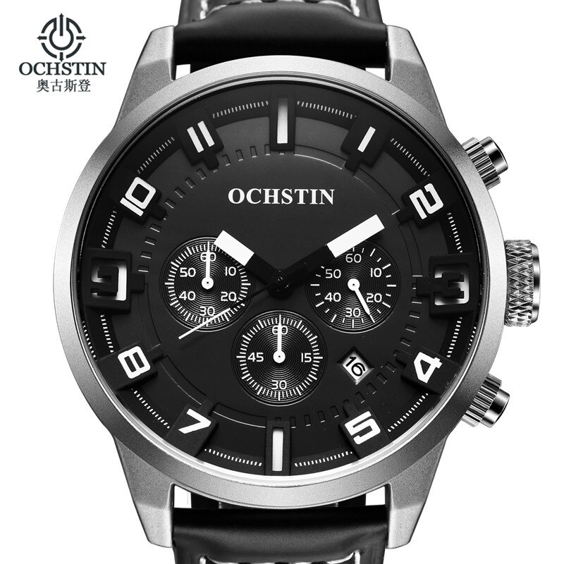 

Мужские кварцевые спортивные часы OCHSTIN DeLuxe Original водонепроницаемые (GQ049-11) Черный