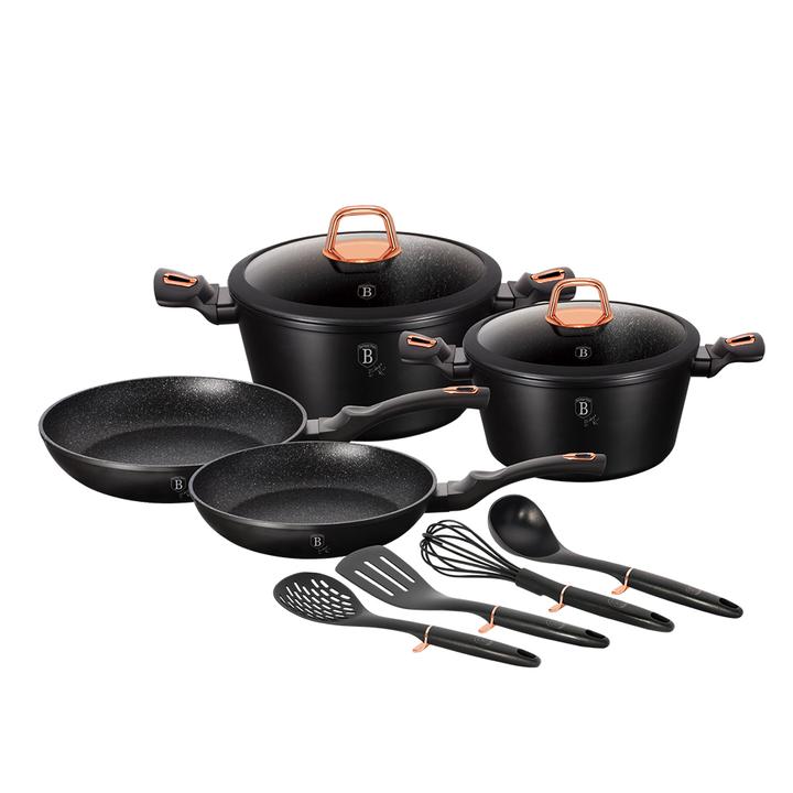 

Набор посуды 10 предметов Berlinger Haus Black Rose Collection BH-6149