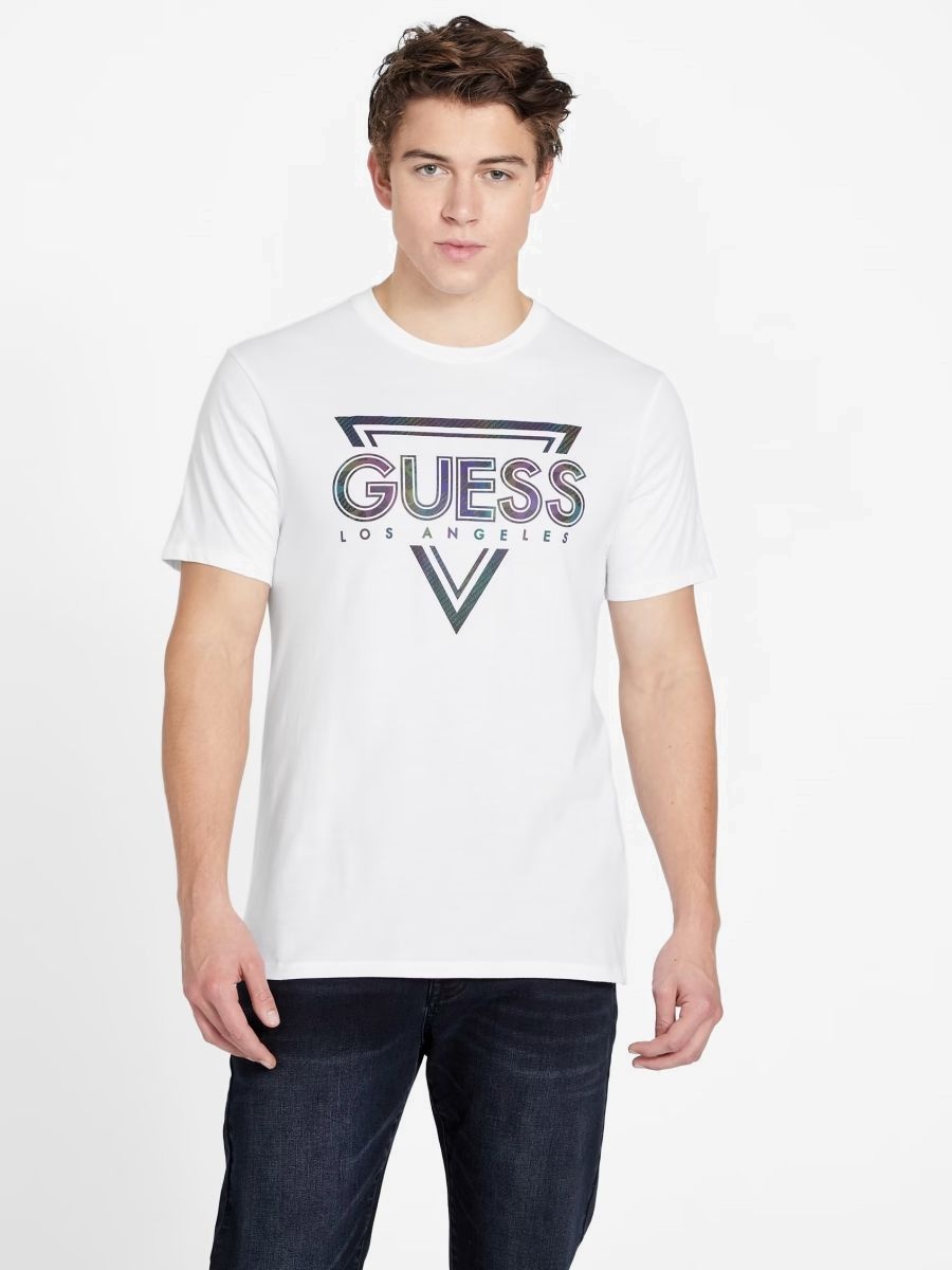 Акція на Футболка Guess 178593607 XL Біла від Rozetka