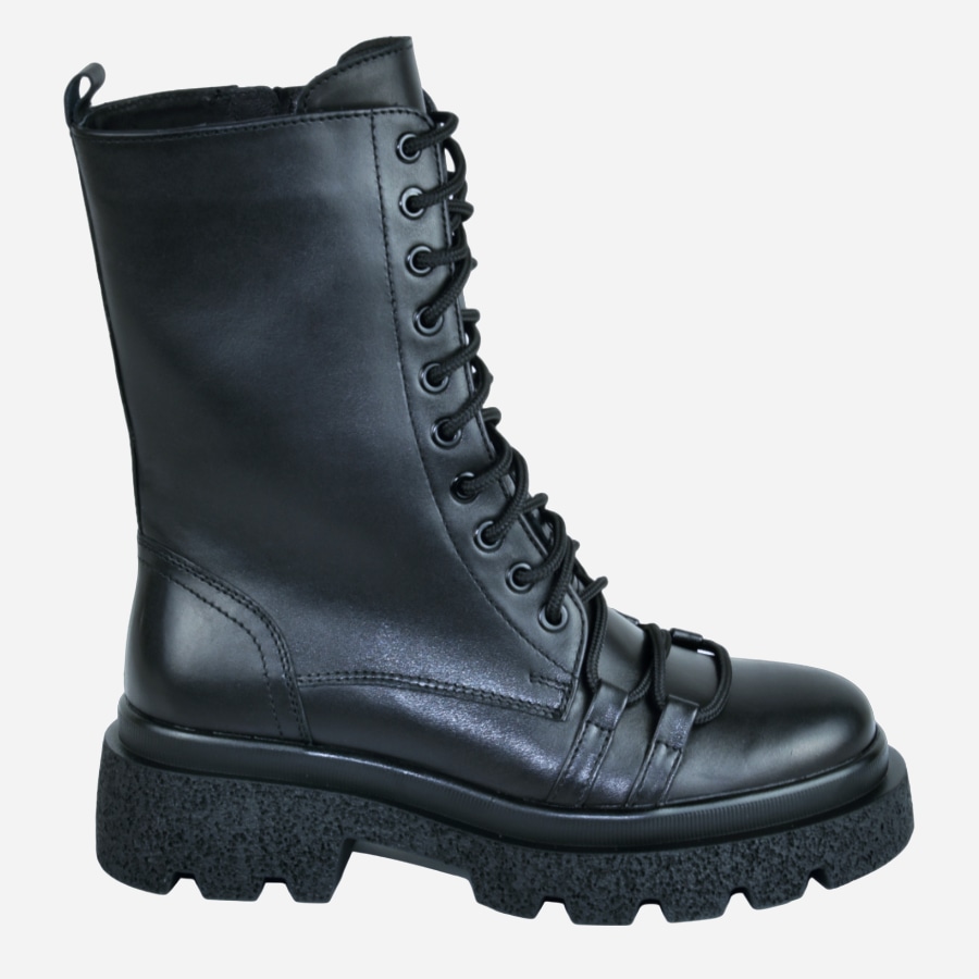 Акція на Жіночі зимові черевики високі Blizzarini 8103 37 23.5 см Чорні від Rozetka
