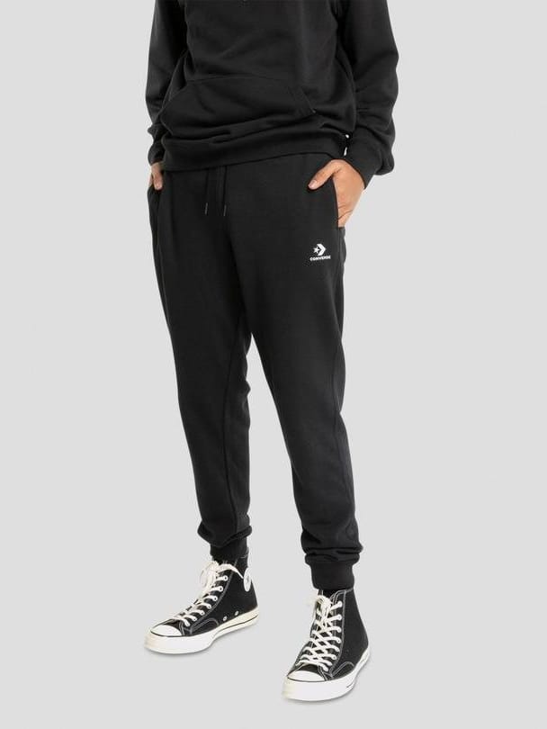 Акція на Спортивні штани чоловічі Converse Star Chevron Pant Ft Black 10023873-001 L від Rozetka