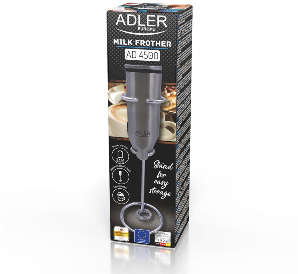 Спінювач молока(капучинатор) Adler AD 4500 з підставкою — фото 9