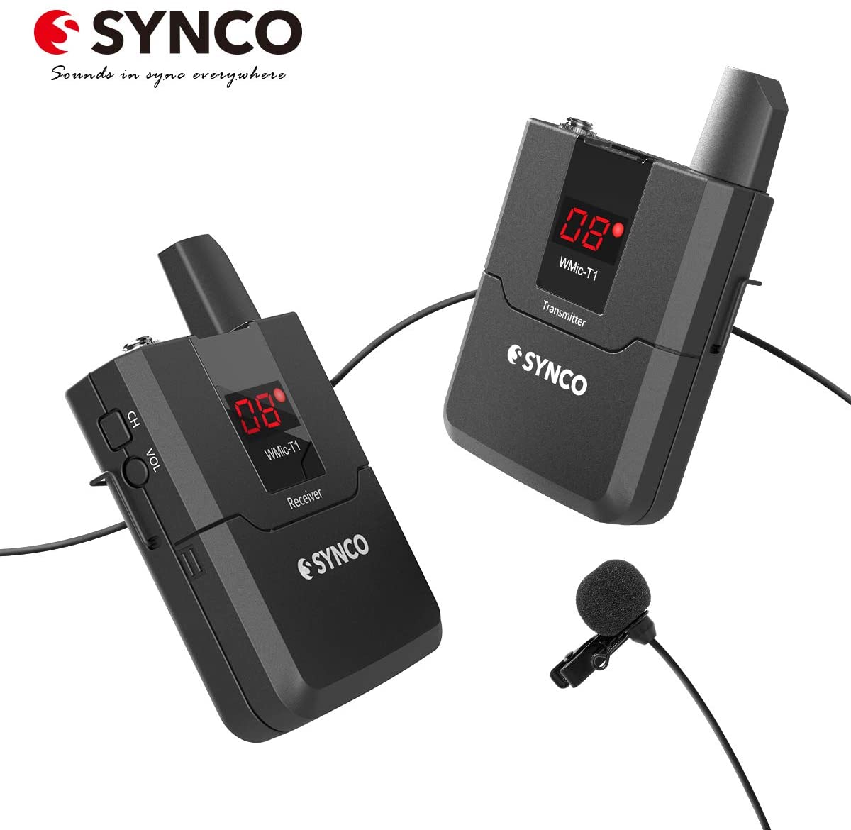 

Профессиональный микрофон беспроводной для телефона камеры Synco WMic-T1 для смартфонов камер