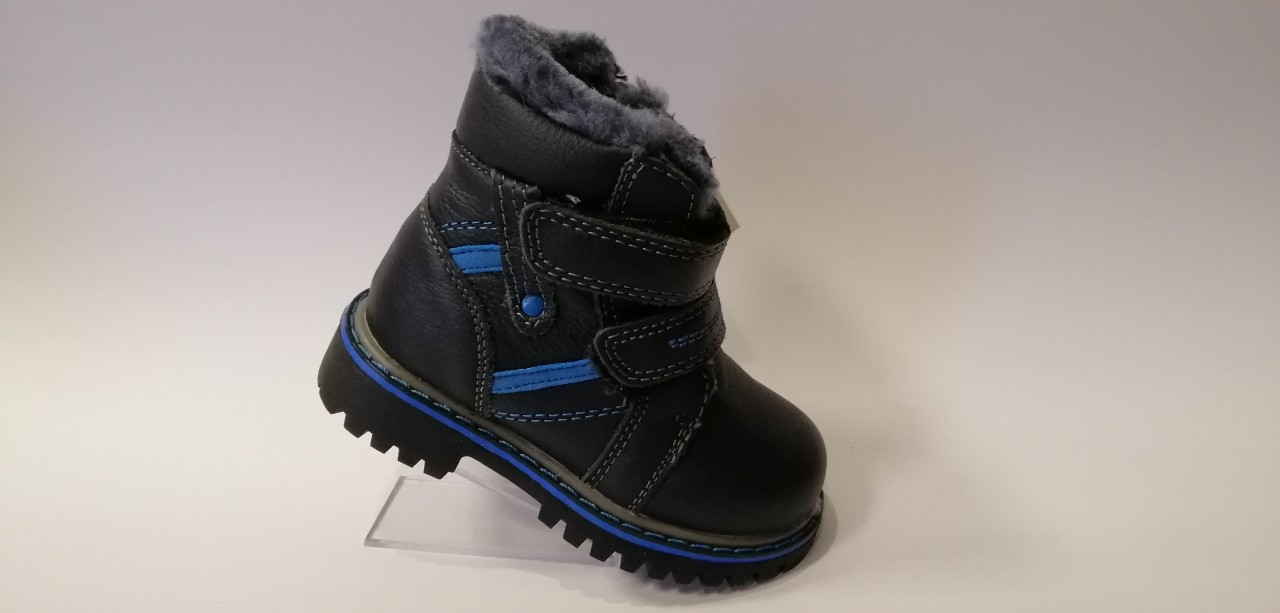 

Зимние ботинки для мальчика Clibee 94 Н blue синие р. 22-14,7 см