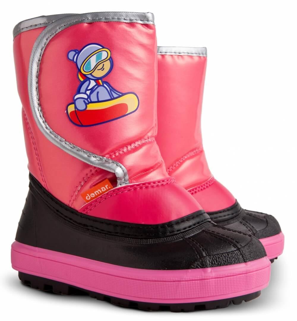

Зимние дутики Demar Snow boarder 1505a розовые р.24-25