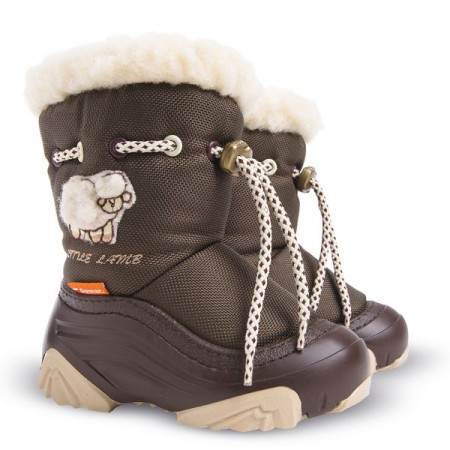 

Зимние дутики Demar Little lamb 4015b коричневые р.26/27