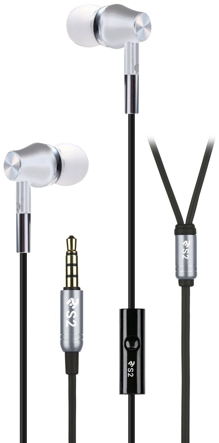 

Наушники 2E S2 Metal Skin Mic Silver (2E-IES2SL)