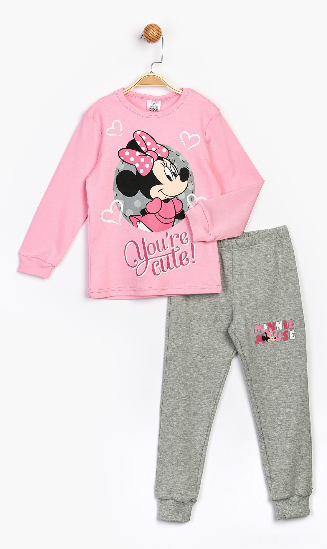 

Спортивный костюм Disney Minnie Mouse MN17113 116 см Серо-розовый