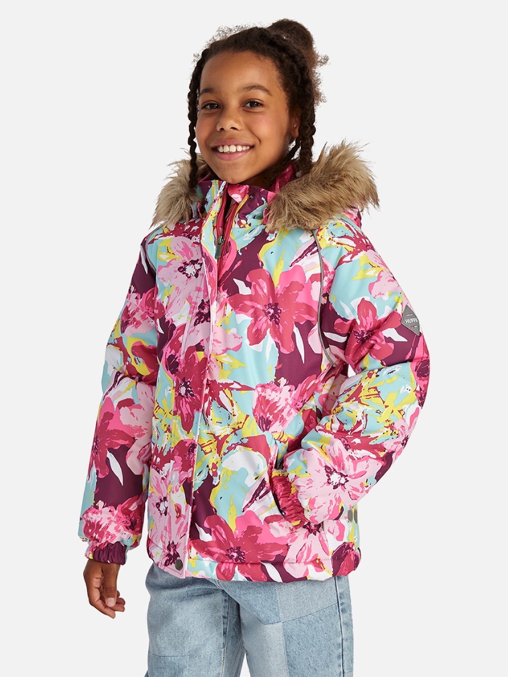 Акція на Дитяча зимова куртка для дівчинки Huppa Alondra 18420030-34113 122 см Рожева від Rozetka