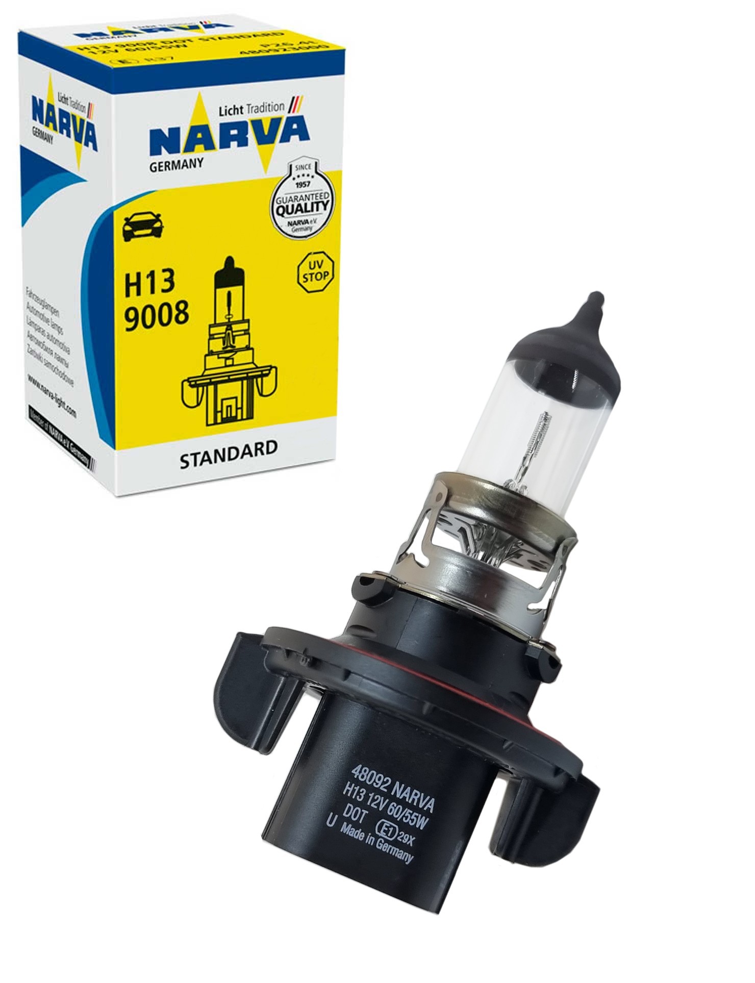 Галогеновая лампа NARVA 48092 H13 12V 60/55W P26.4T Standard (48092 ...