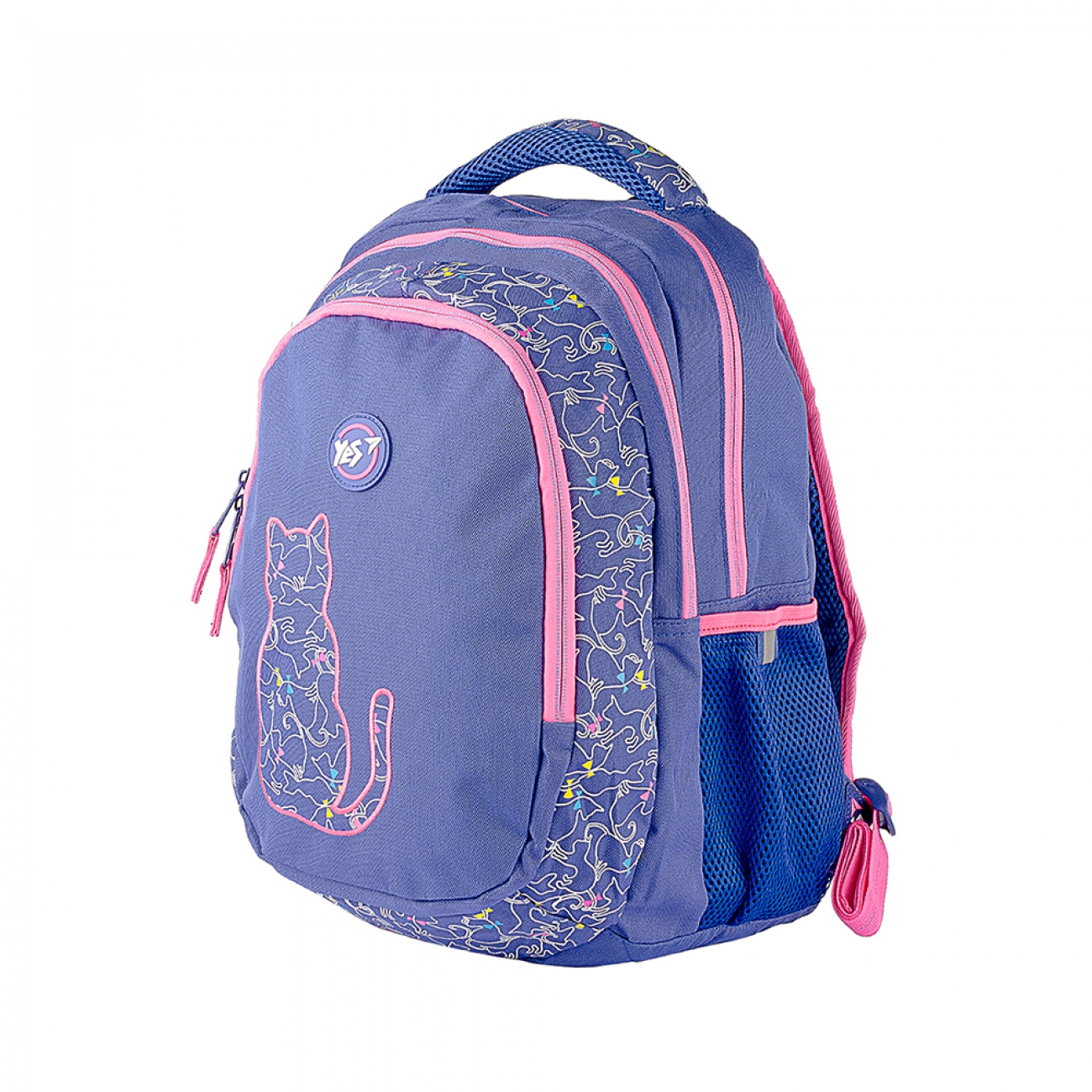 

Школьный рюкзак YES T-22 Cats для девочки Кот 43х33х17 см Фиолетовый (558265)