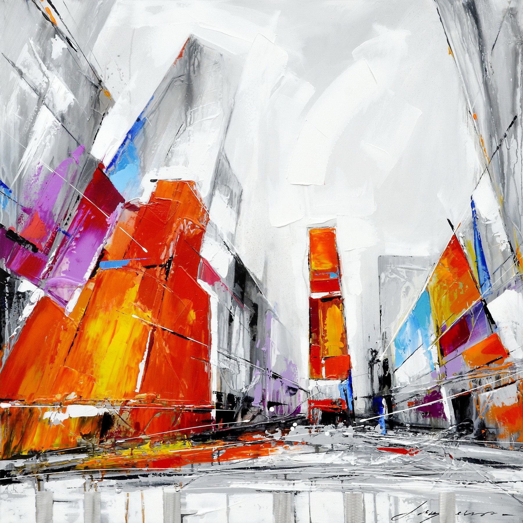

Картина Open Space Colors Of The City 103x103 см 7612S-1