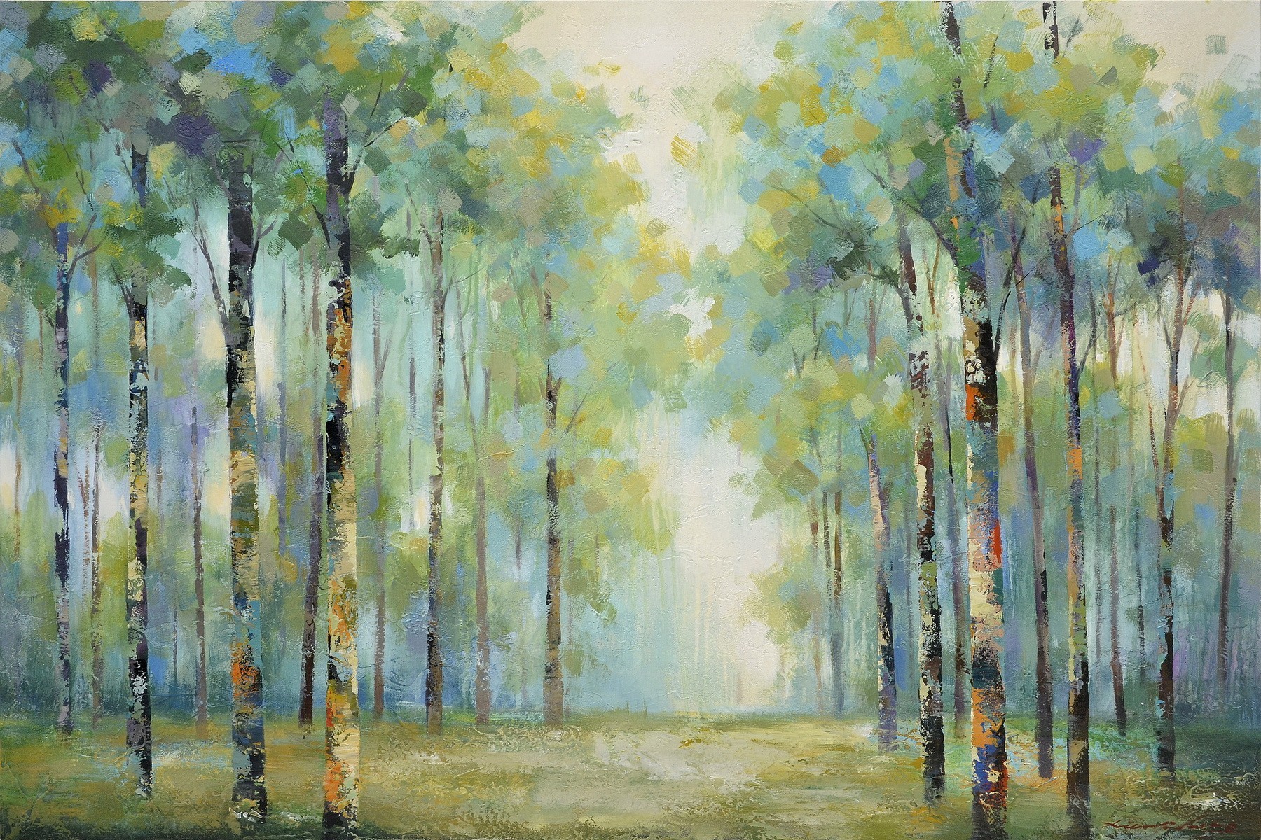 

Картина Open Space Forest Road 153x103 см C-9908-1