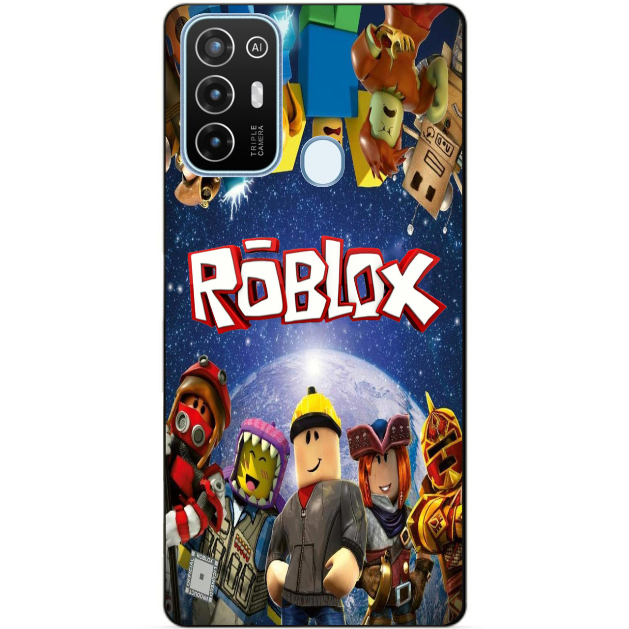 Силиконовый чехол Candy для Motorola Moto E40 с рисунком Роблокс – фото ...