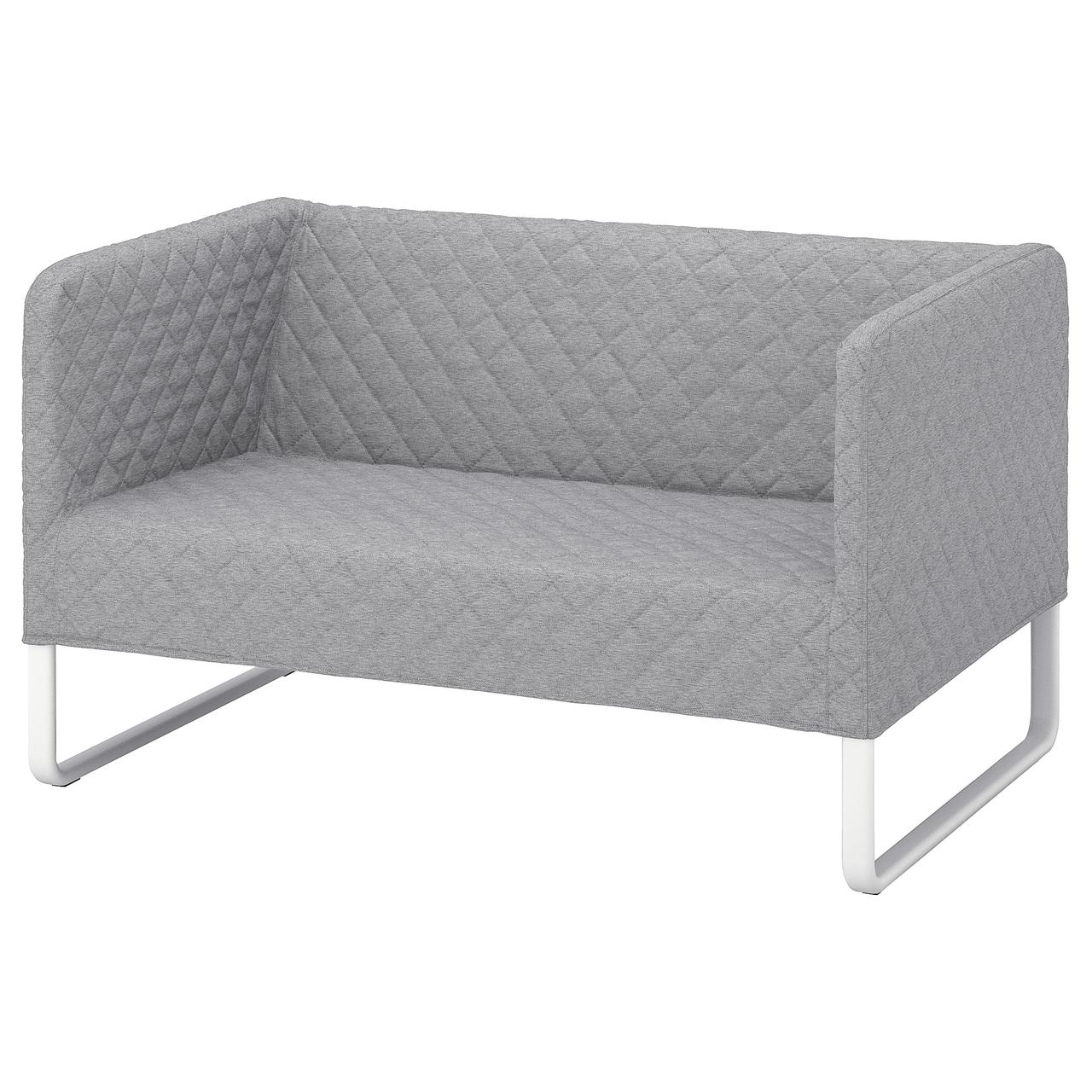 

Диван ikea knopparp knisa 2-х местный светло-серый (104.246.21)