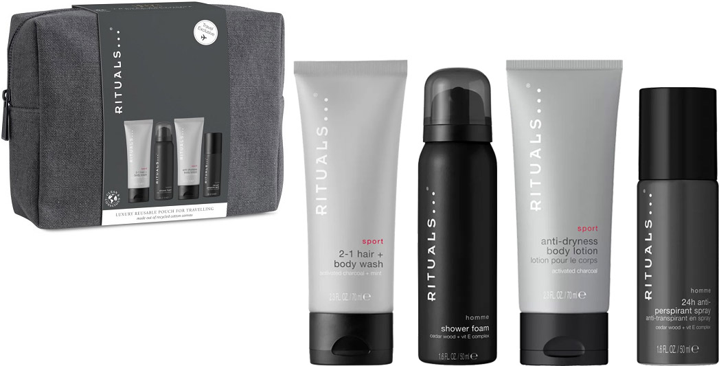 Набор для мужчин Rituals Homme Sport с косметичкой (8719134123883) – в ...