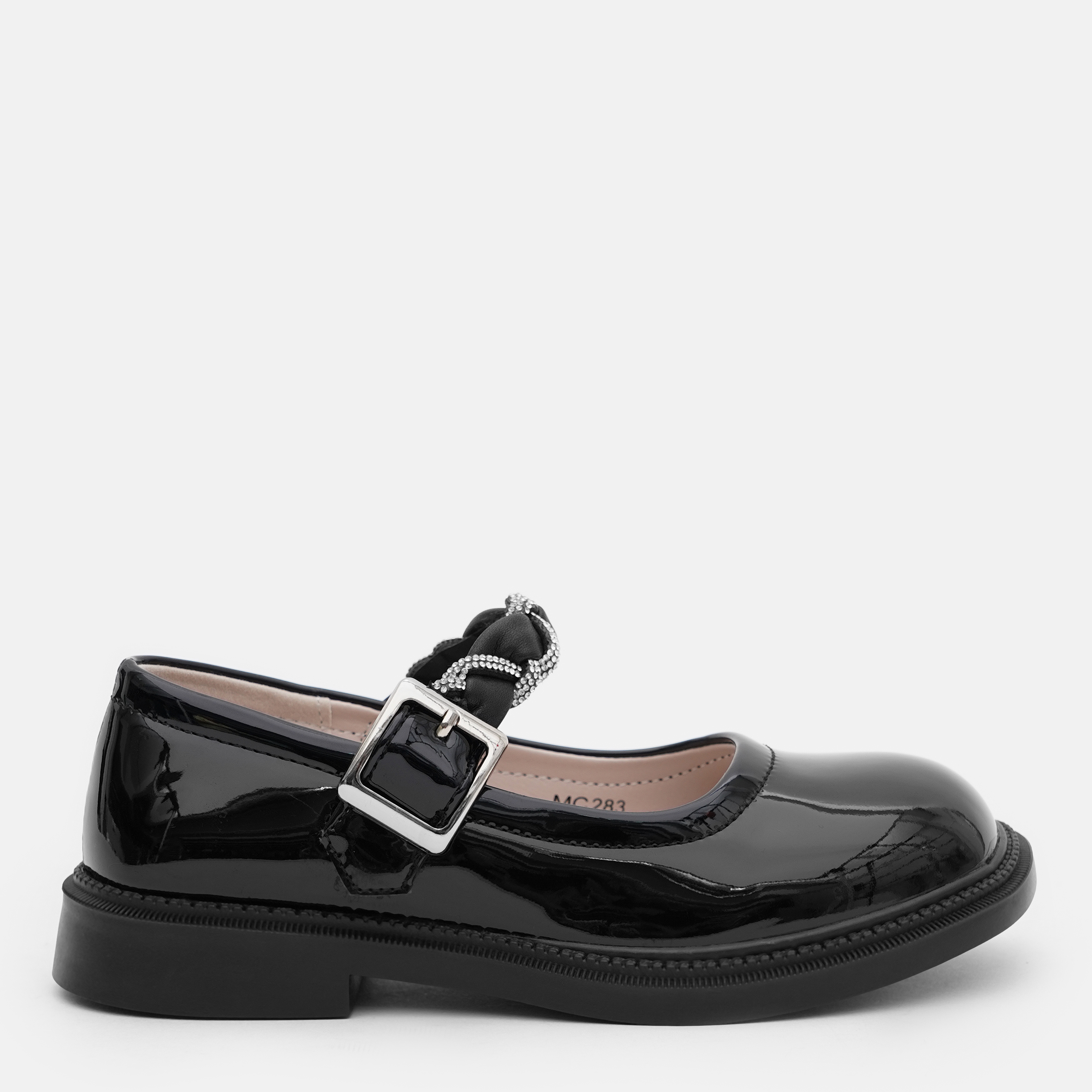 Акція на Дитячі туфлі для дівчинки Apawwa MC283-1 Black 34 Чорні від Rozetka