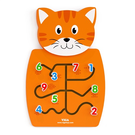 

Бизиборд Viga Toys бизиборд Кот с цифрами 50676