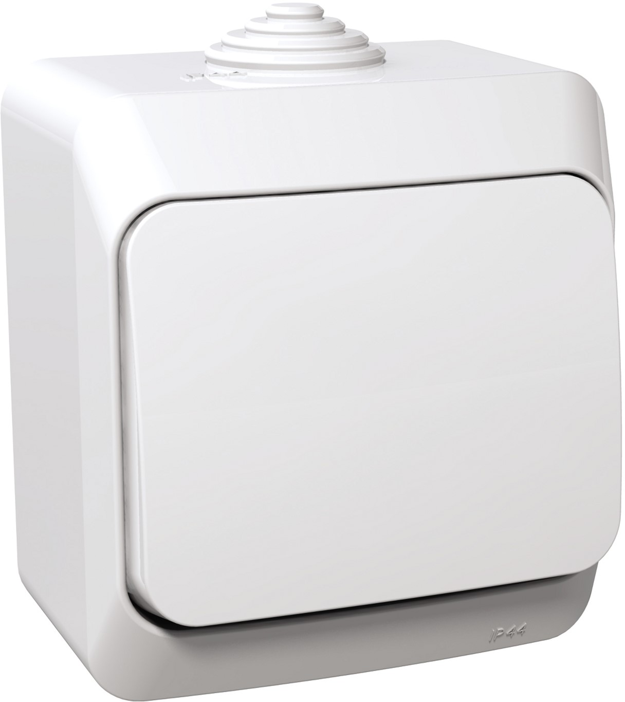 1-клавишный переключатель Schneider Electric Cedar Plus IP44 Белый ...