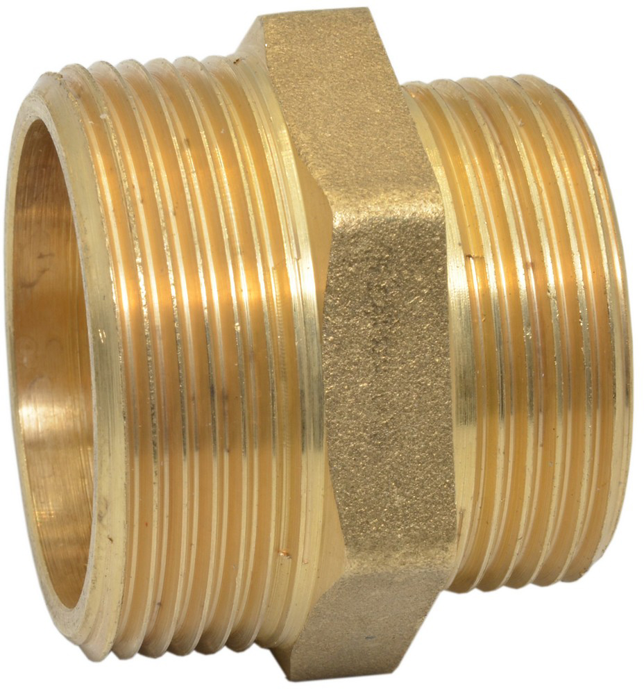 Ниппель редукционный PATTARONI 1 1/4" x 1 1/2" НН латунный (F591R013 ...