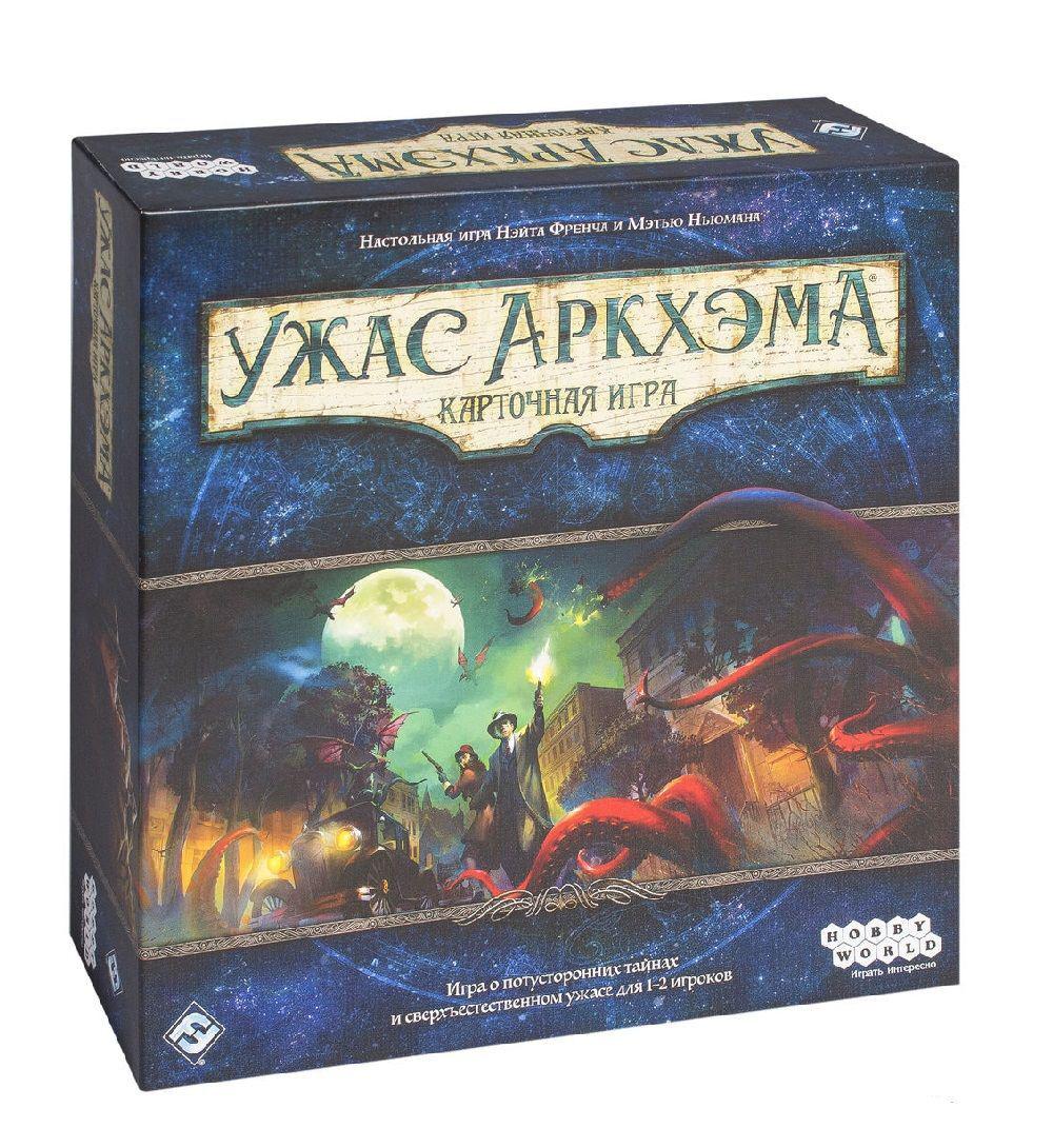 

Настольная игра "Ужас Аркхема. Карточная игра"Настольная игра Ужас Аркхема Карточная игра Hobby World русская версия для детей старше 14 лет от 1 игрока
